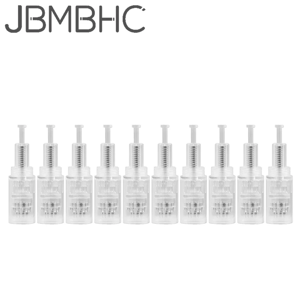 Vít Microneedling Hộp Mực DermaPen Chuyên Nghiệp 10 Chiếc Dermapen Mesotherapy Kim MTS Microneedle Kéo Nano Hộp Mực Bbglow