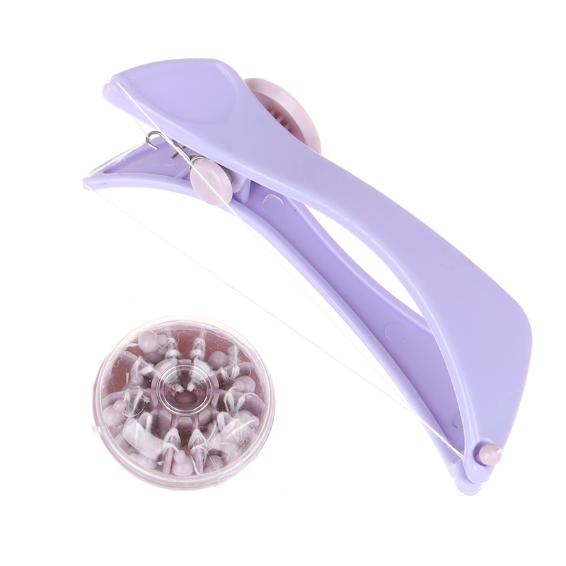 Mini Gesichts Haarentferner Frühling Threading Epilierer Gesicht Defeatherer Haar Entfernung DIY Make-Up Schönheit Werkzeug für Wangen Augenbrauen