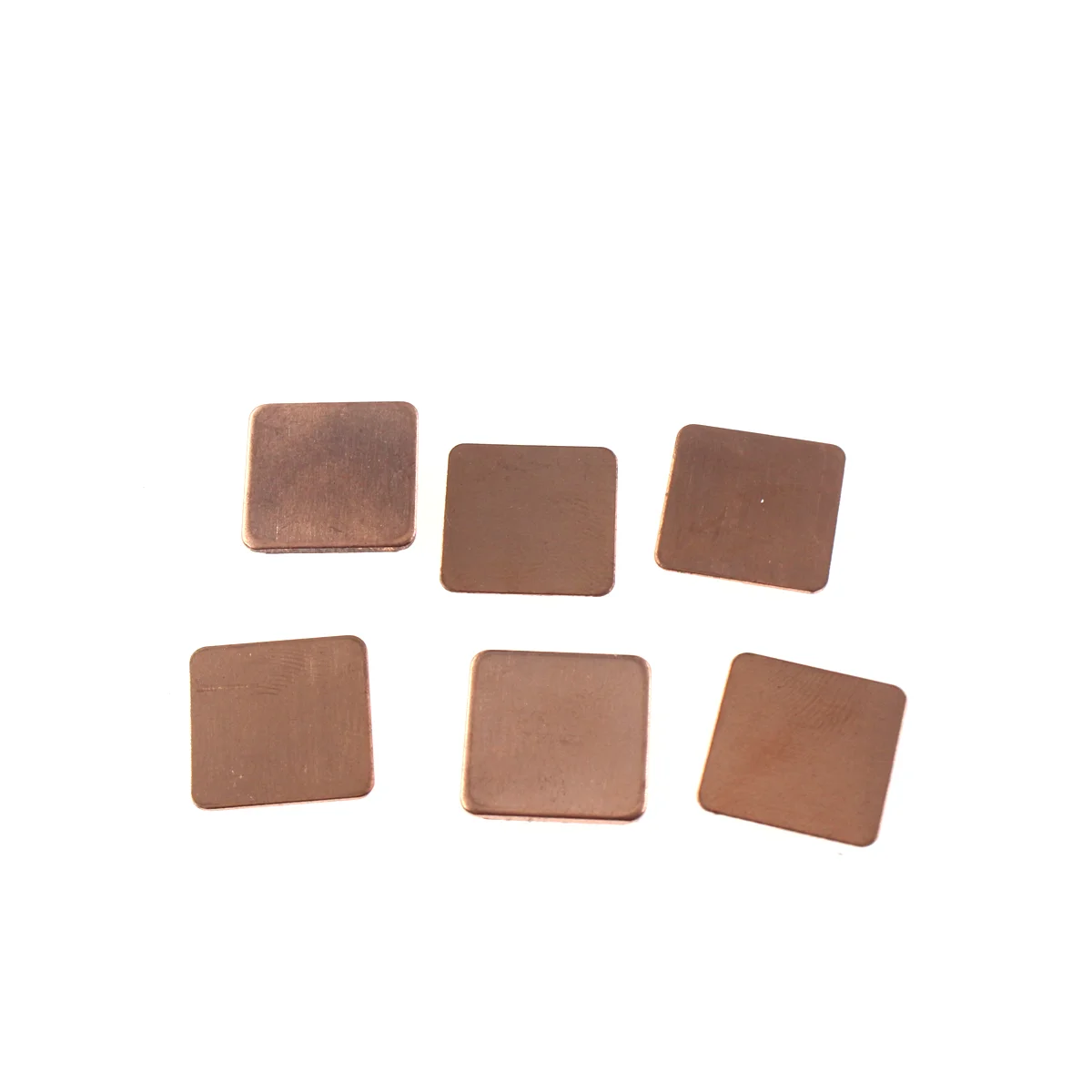 50pcs 0.1/0.3/0.5/0.8/1mm Laptop Copper Sheet Plate Strip Shim Thermal Pad Heatsink Sheet For GPU CPU VGA Chip RAM Cooling