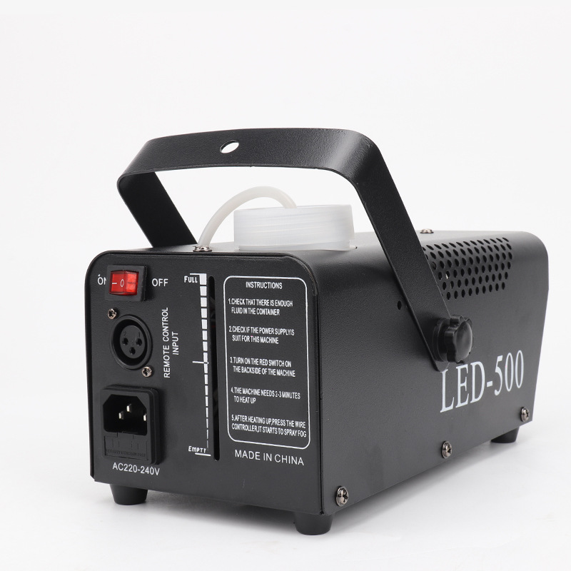 Nieuwe afstandsbediening LED 500W rookmachine RGB Gemengde kleur rookmachine professionele rookuitwerper podiumapparatuur LED-fogger
