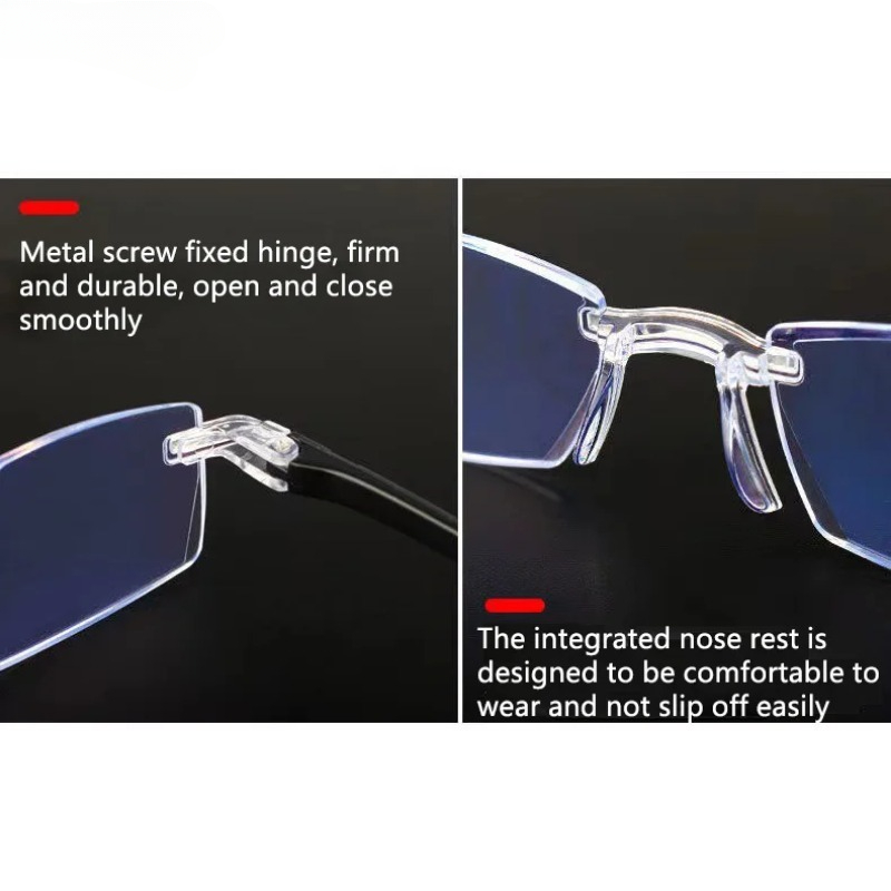 Elder 超軽量老眼鏡男性女性レトロ HD レンズブルーライトブロック眼鏡クラシックスクエア遠視眼鏡