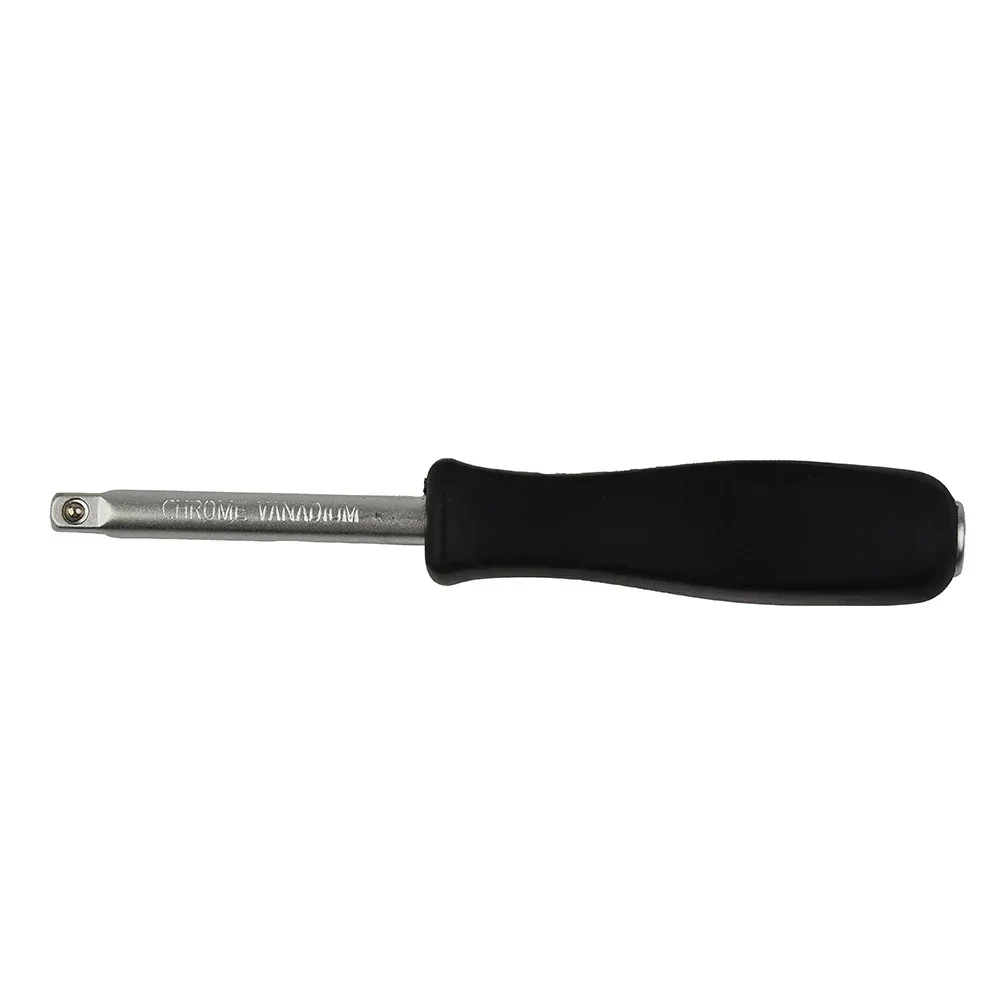 Llave inglesa de 150 MM, llave de tubo con mango de accionamiento cuadrado hembra de 1/4 pulgadas para llaves de trinquete voladoras pequeñas, conectores AD de varilla deslizante