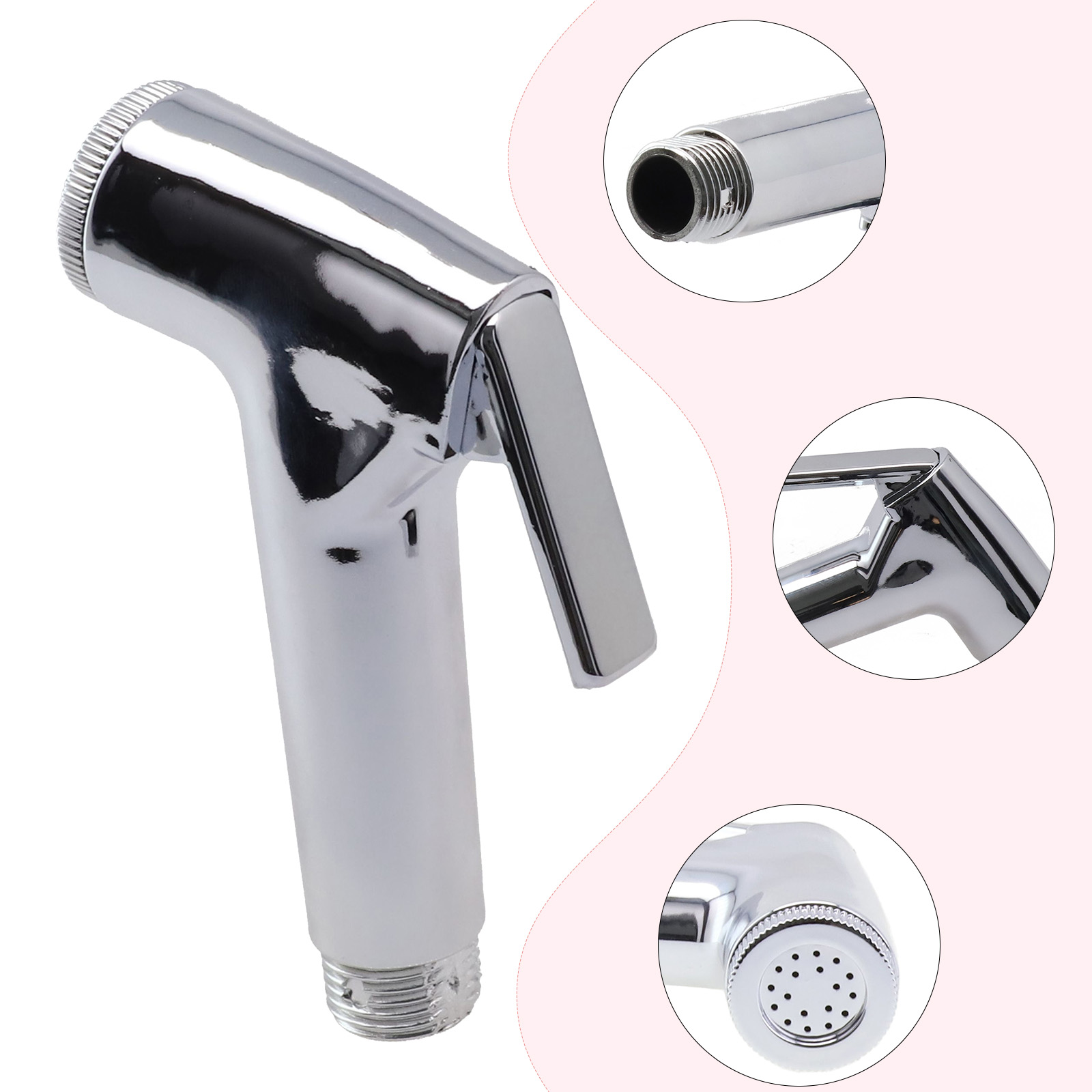 1PC Bidet Wc Sprayer Kopf Handheld Bidet Wasserhahn Spray Für Sanitär Shattaf Dusche Kopf Selbst Reinigung Zubehör
