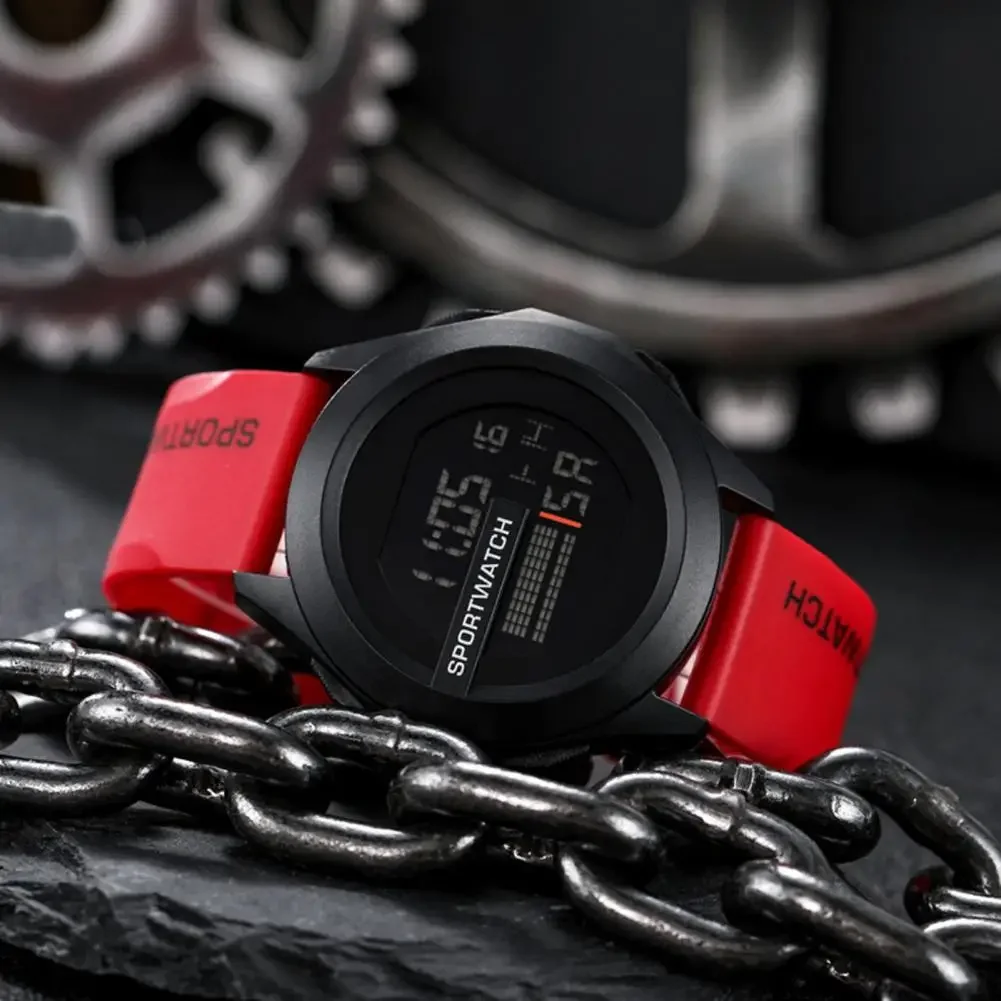 Relojes deportivos para hombre, reloj despertador multifunción para hombre, reloj Digital LED, reloj electrónico deportivo resistente al agua para hombre