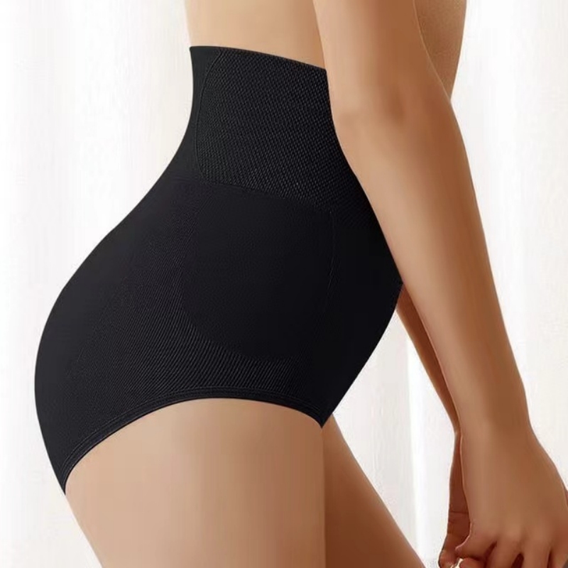 Bragas adelgazantes sin costuras para mujer, ropa interior triangular de cintura alta para levantamiento de cadera, bragas abdominales planas para vientre, lencería