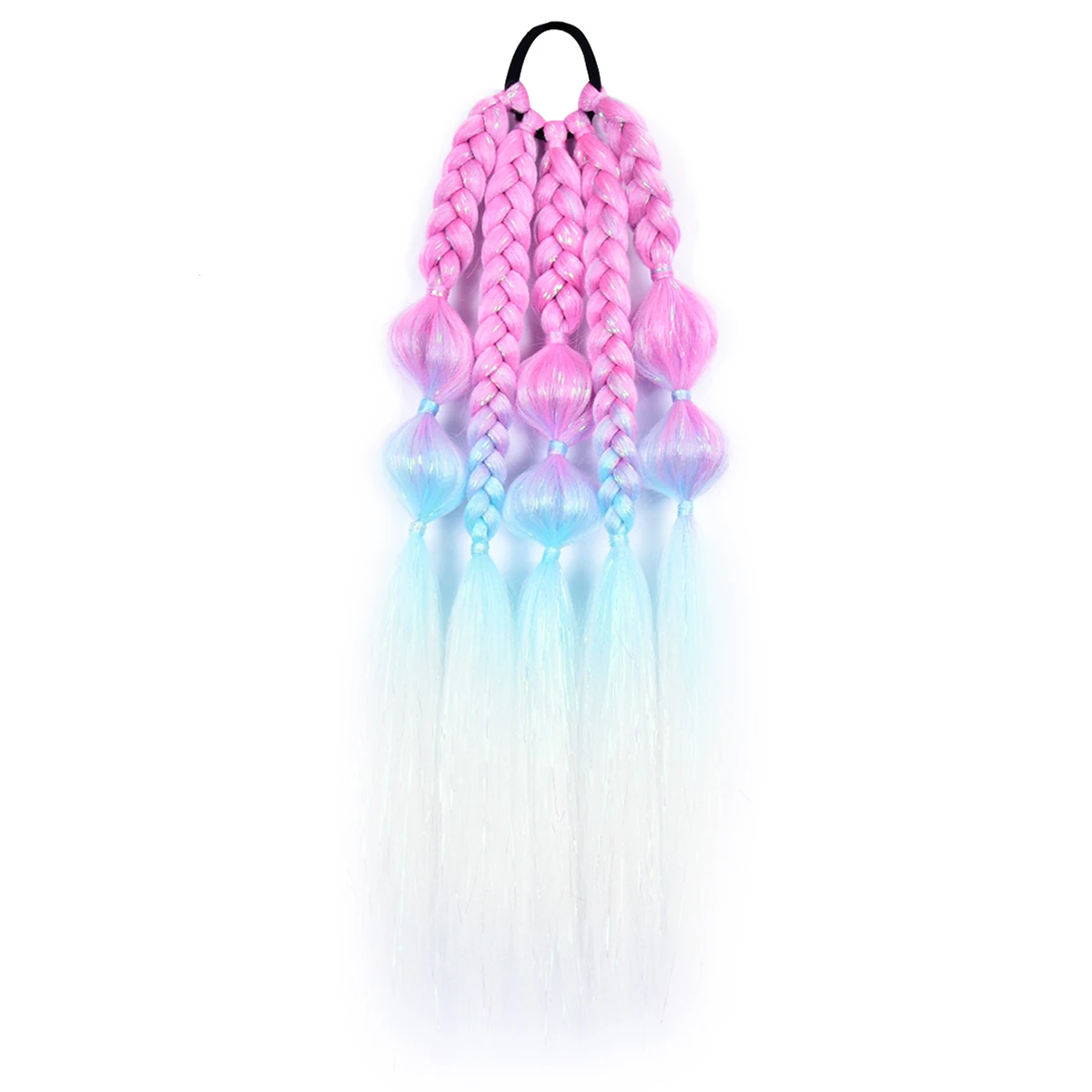 ใหม่สี Bubbles Jumbo Braid ผม Kanekalon สังเคราะห์ Tinsel Wire Extension Twist Braid จํานวนมากขายส่ง