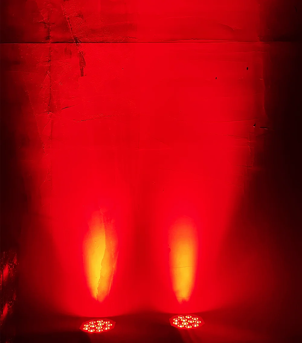 Led par RGBW 4w1 12x12W led par DMX Stage Lights Business Led Flat Par Light with Professional for Party KTV Disco DJ