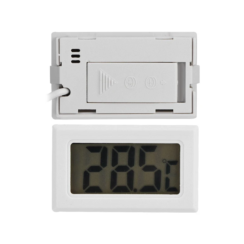 Mini termómetro Digital LCD con sonda impermeable, práctico Sensor de temperatura para interiores y exteriores, para refrigerador y acuario