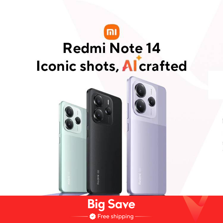 [World Premiere] Xiaomi Redmi Note 14 5G Global Version NFC Smartphone MTK Dimensity 7025-Ultra 108MP Camera 45W Turbo Charging