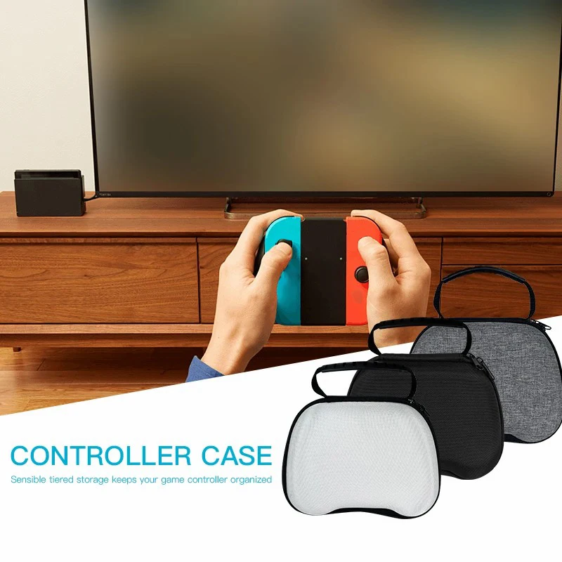 Adecuado para tableros de juegos PS5/XBOX series X/S/SWITCH, controlador de viaje que lleva caja de protección dura, enviar dos tapas basculantes