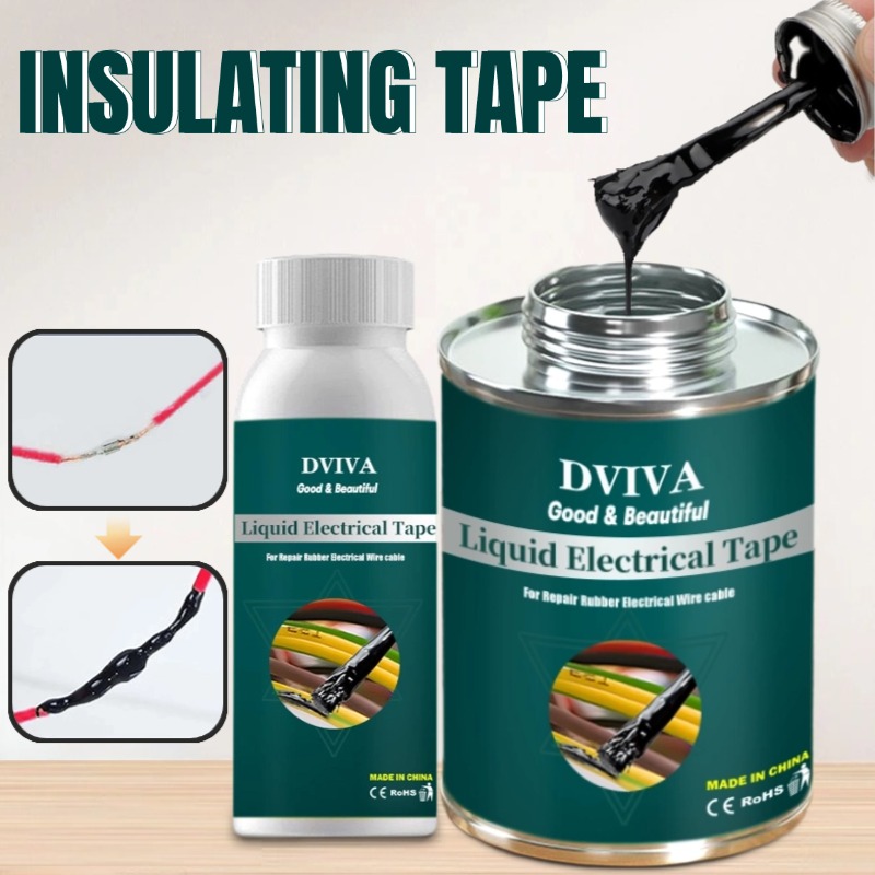 Sellador de pasta aislante de cinta eléctrica líquida, pegamento de línea de fijación adecuado para cables, selladores adhesivos aislantes para uso doméstico
