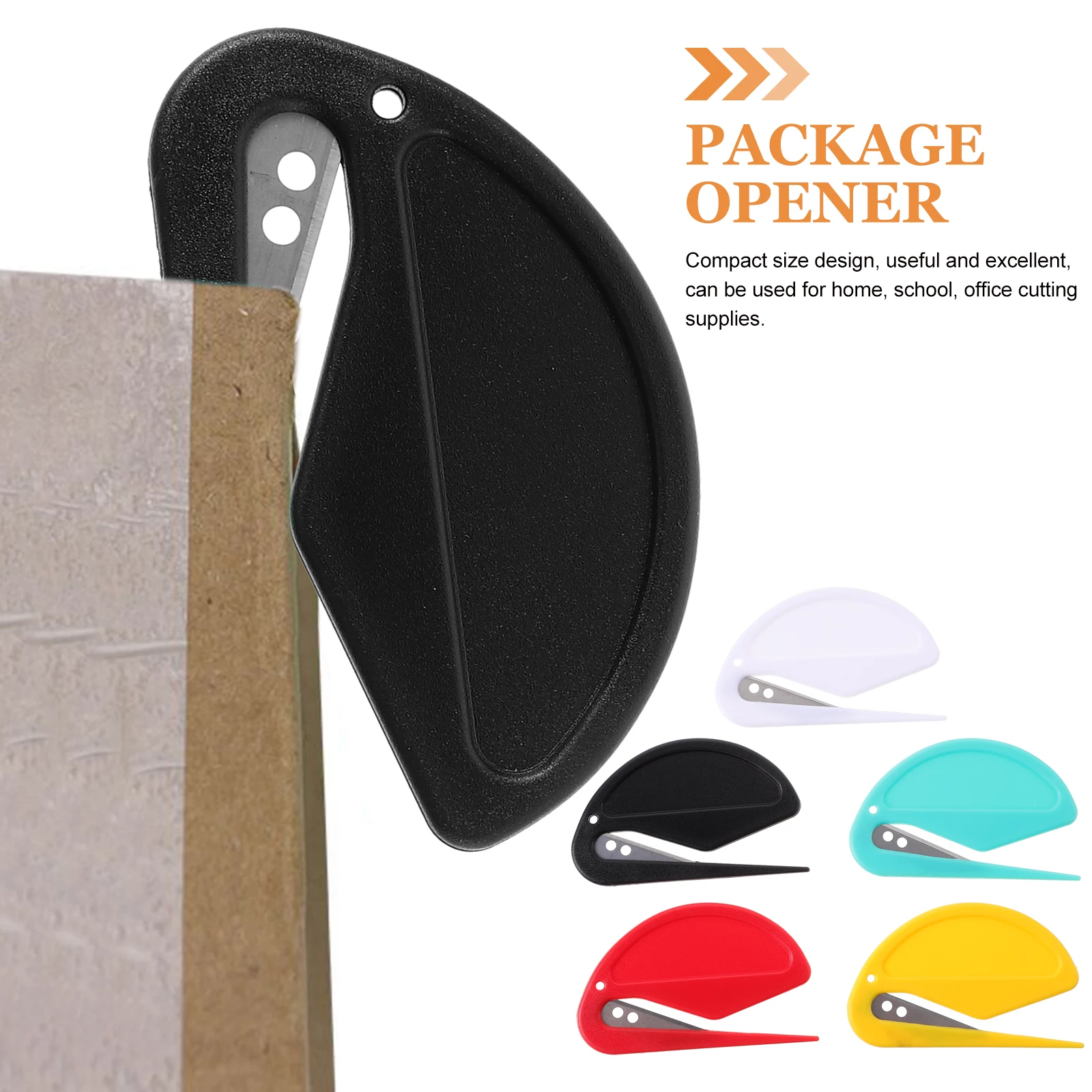 5 Pcs Letter Opener Package Envelope Cutter Portable Mini Box Cutter Letter Openers Paper Slitter Office Supplies