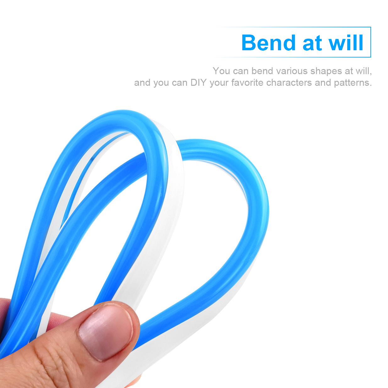 12V Neon Light LED Strip Waterdicht Touw Siliconen Buis Neon Sign Flexibele Lamp Woondecoratie DC vrouwelijke Interface 1M-5M