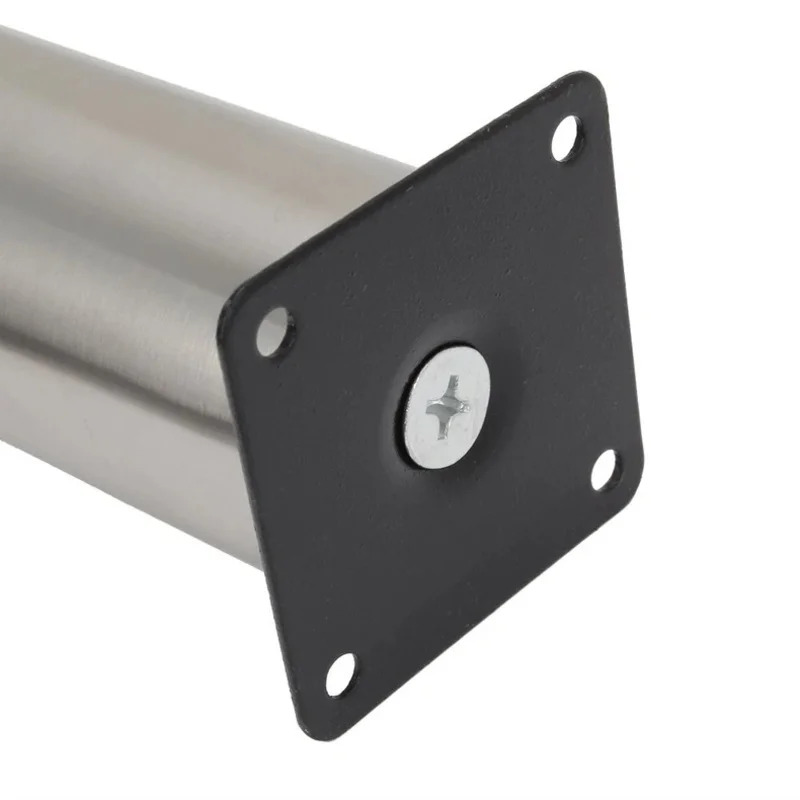 4PCS​ Stainless Steel Furniture Legs 5–25 cm​ – Adjustable Replacement Feet – Sofa/Bed/Table/Cabinet – Easy to Install, Durable