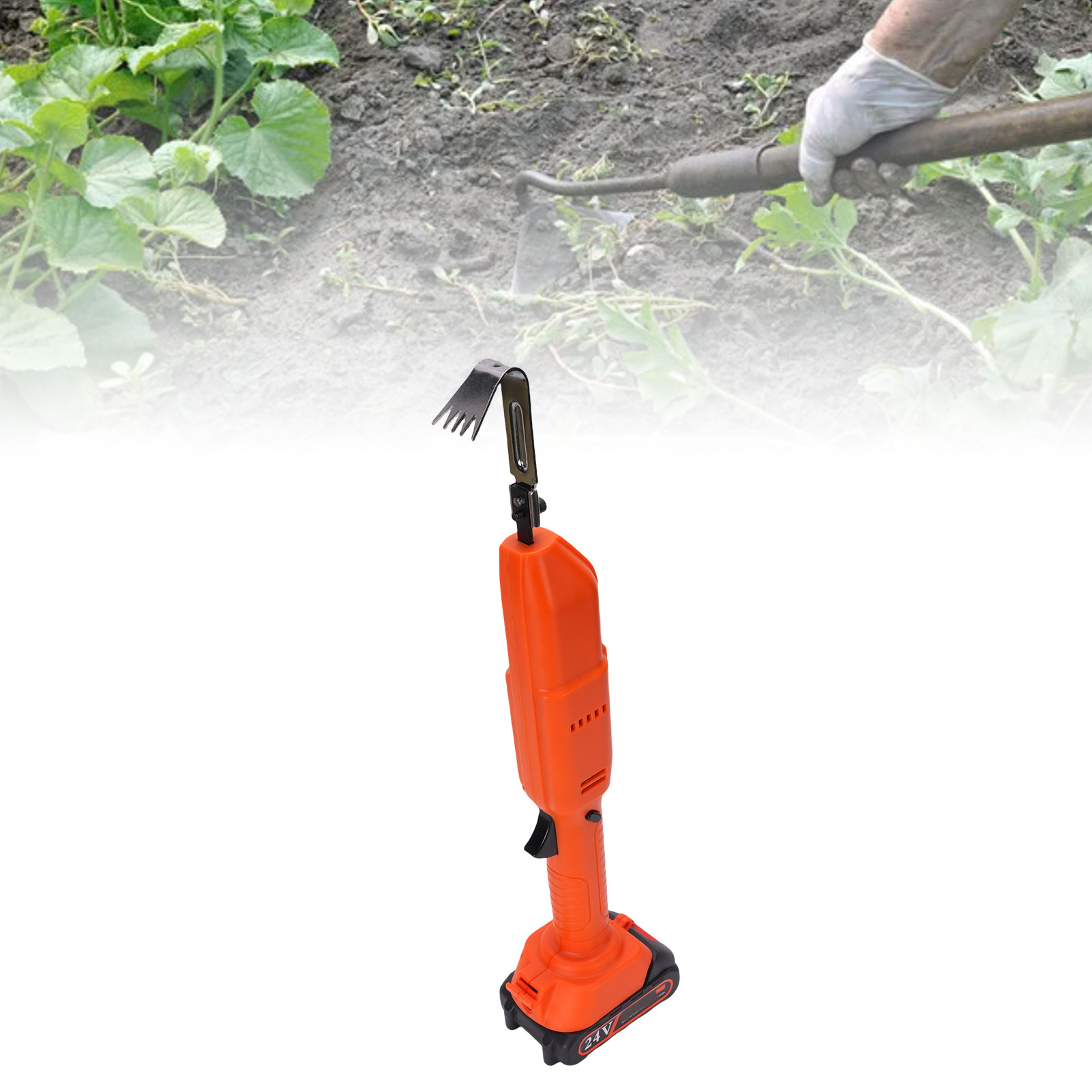 Escavação elétrica enxada portátil sem fio jardim capina casa bonsai gramado escavador ferramenta pequena escavadeira elétrica enxada jardim elétrico