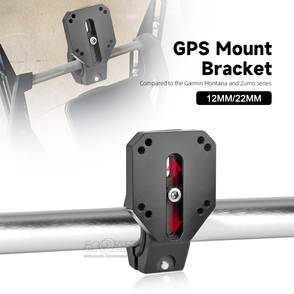 Новый универсальный GPS-держатель для мотоцикла, навигационный кронштейн для BMW F800GS NX400 CB500X 450MT Versys650 XL750, подходит для 12 мм 22 мм