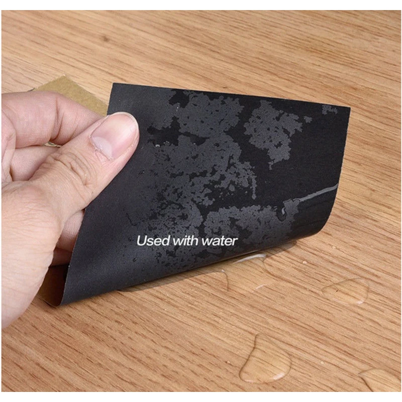 Papel de lija seco y húmedo, hojas de lijado de 9x3,6 pulgadas, papel de lija impermeable para lijado de madera automotriz, pulido de Metal y plástico, 10 Uds.