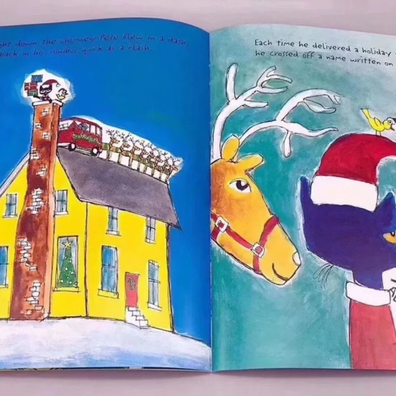 Pete The Cat หนังสือภาพเด็กทารกเรื่องราวที่มีชื่อเสียงการเรียนรู้เรื่องราวภาษาอังกฤษหนังสือเด็กชุดก่อนนอนอ่านของขวัญสําหรับ Bab