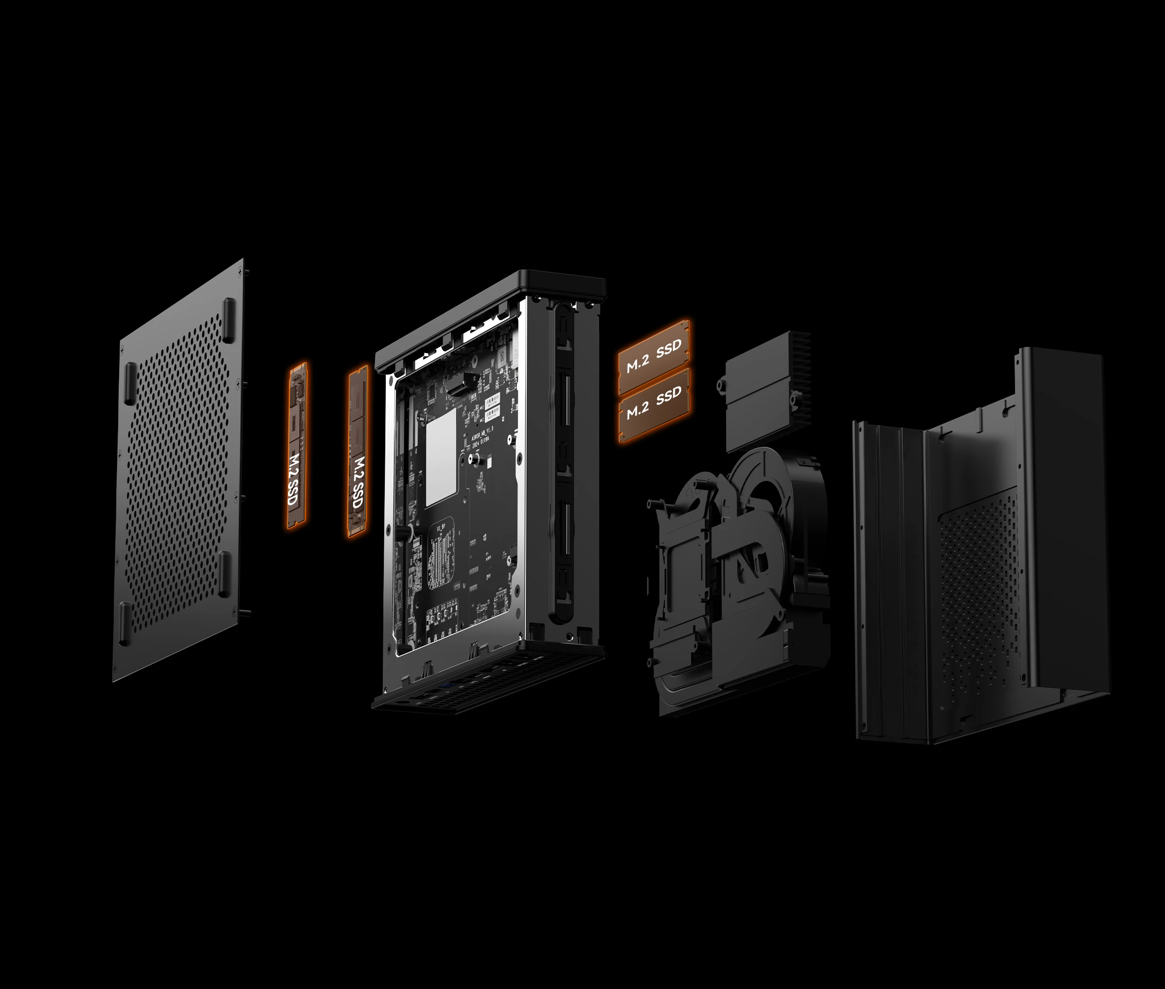 MINISFORUM MS-A1 Mini-PC AMD Ryzen 9 9950X 7 9700X 4*NVMe 2*2,5G LAN 2*DDR5 Windows 11 Oculink Gaming Computer Workstation WiFi6