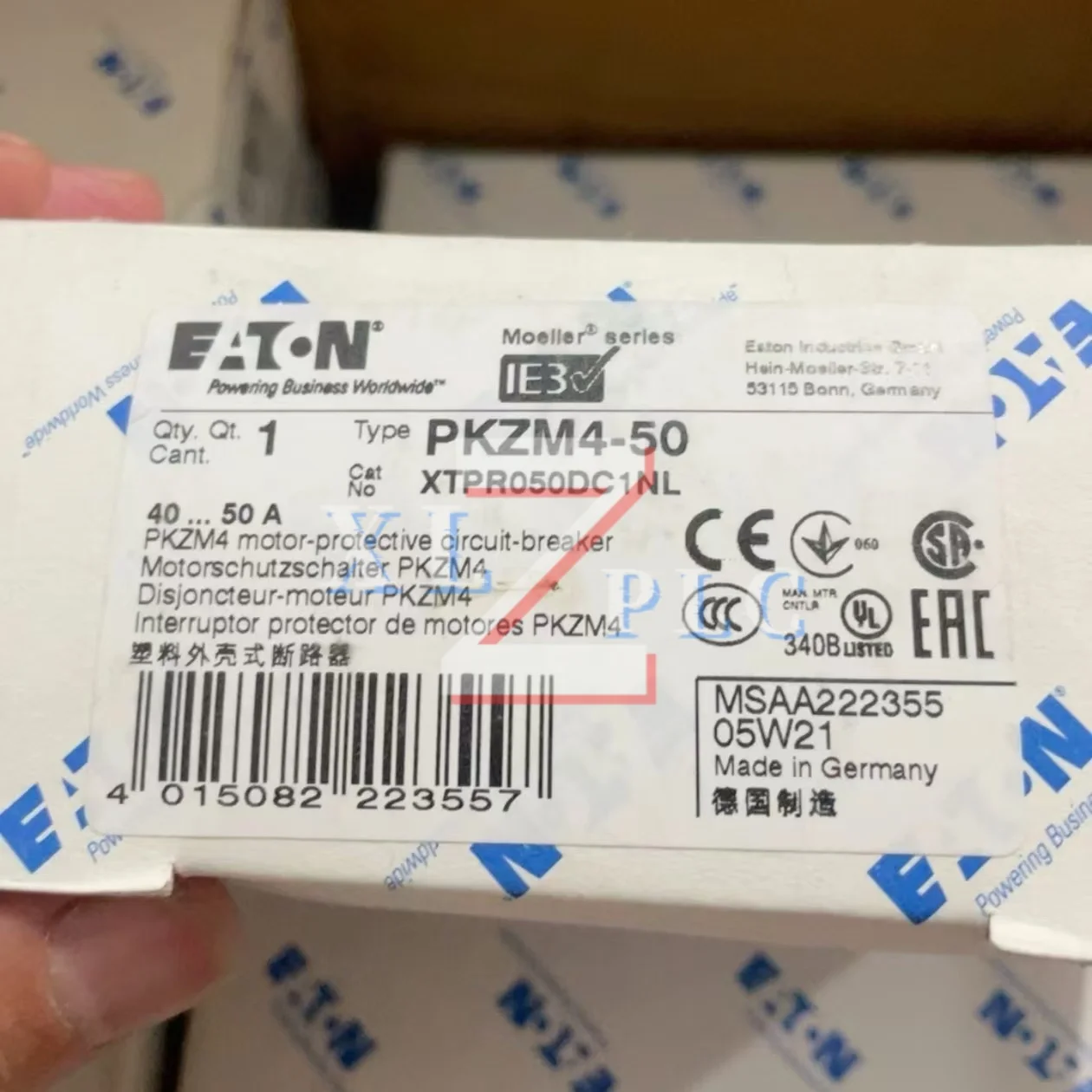 new original   PKZM4-50   Motor Switch