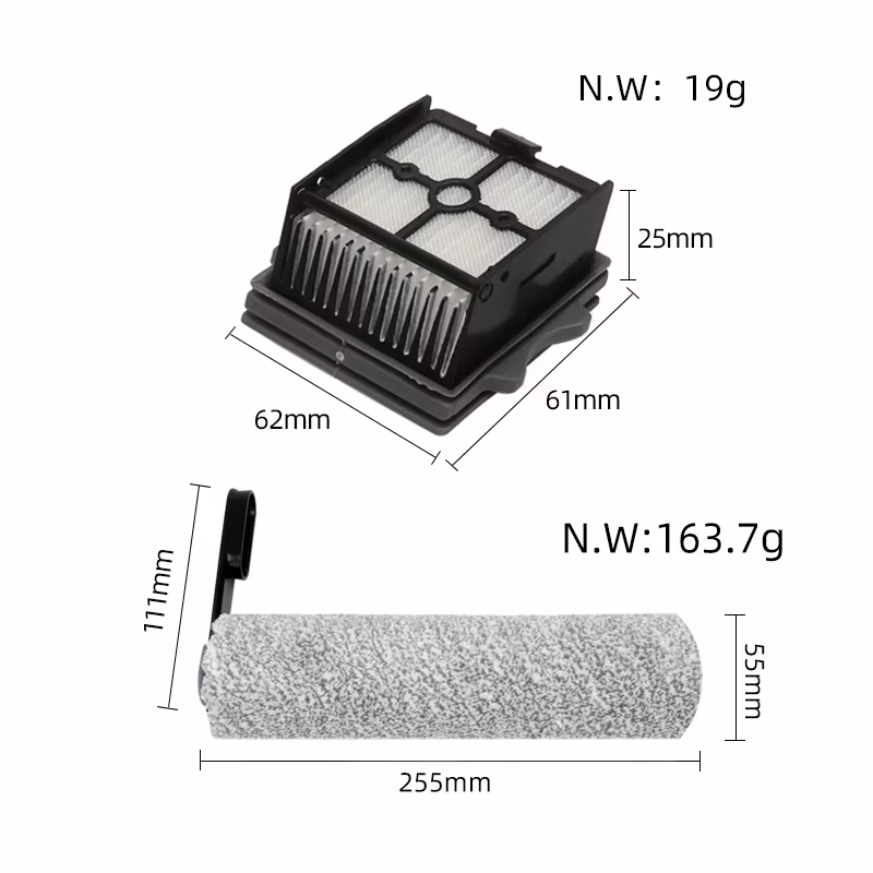 Для Tineco Floor One Switch S6 \ Stretch S6 Запчасти для пылесоса для влажной и сухой уборки Расходные материалы Роликовая щетка HEPA-фильтр Аксессуары