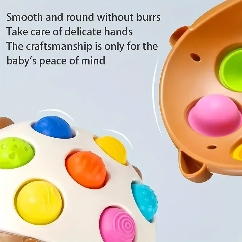 Ouriço imprensa chave macia treinamento de concentração educação precoce brinquedos coordenação mão-olho educacional das crianças pequeno ouriço