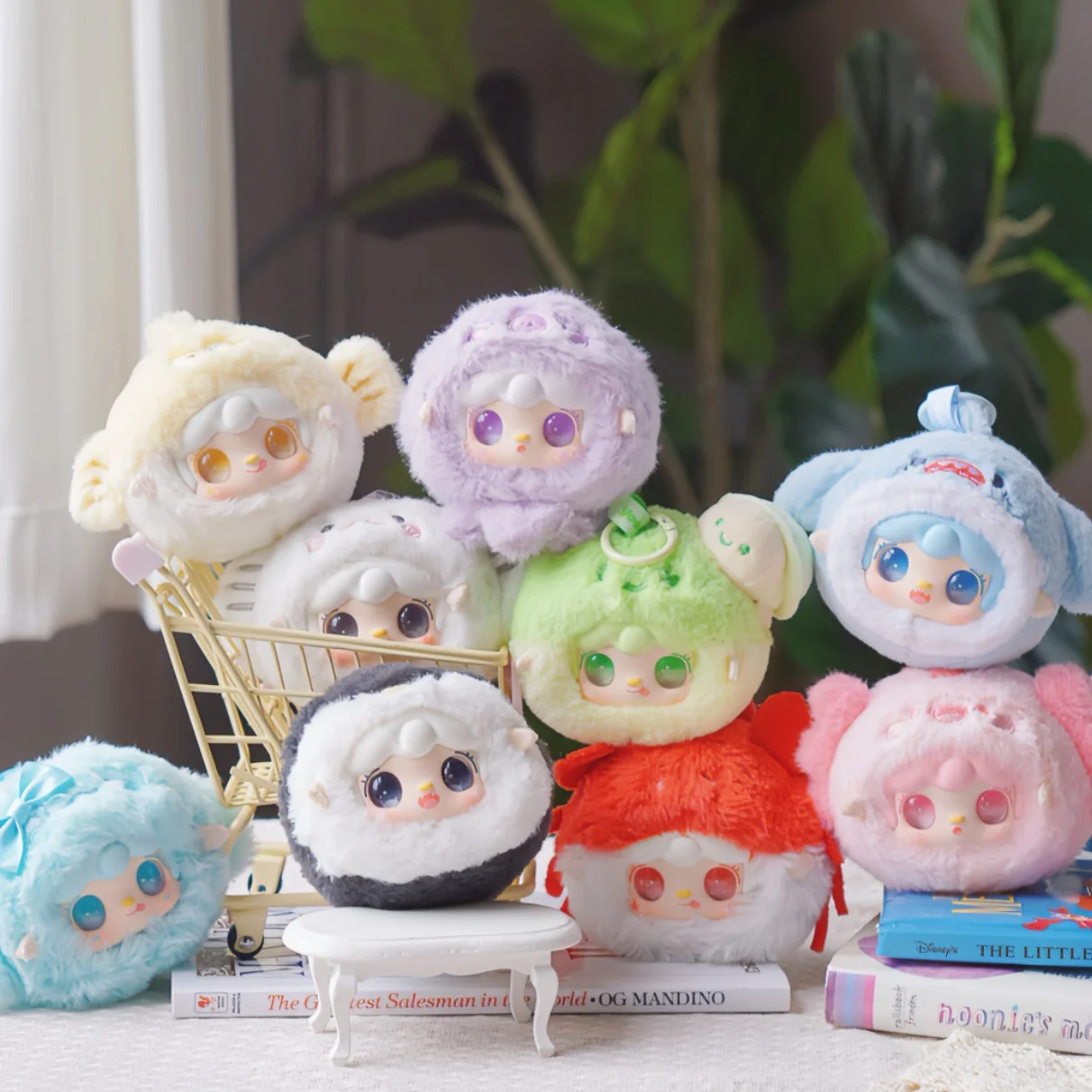 Yooki V6 Ocean Baby Series Blind Box Plush Doll Bag Pendant Keychain desktop decor guess doll figure Trendy toy cute plush gifts