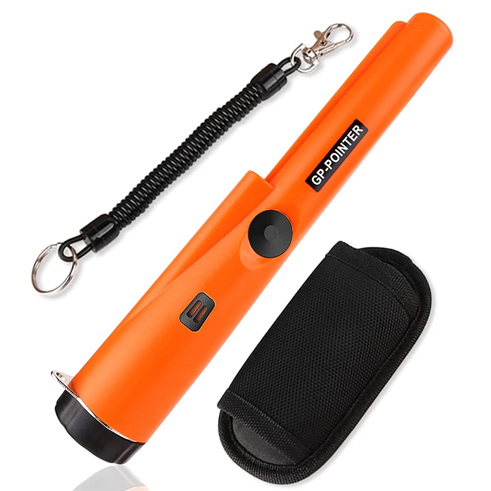 Detector de metais sensível atualizado, localizador de metais portátil com pulseira para moeda de ouro