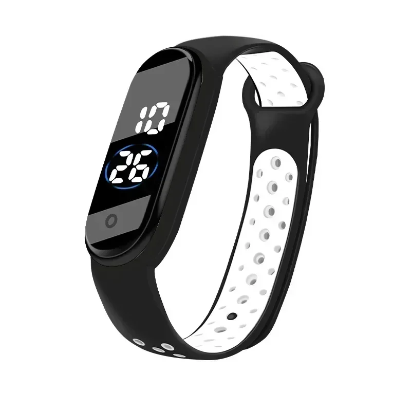 Reloj Digital LED, reloj deportivo de moda para niños, resistente al agua, correa de silicona ultraligera, reloj de pulsera Unisex para adolescentes y niñas
