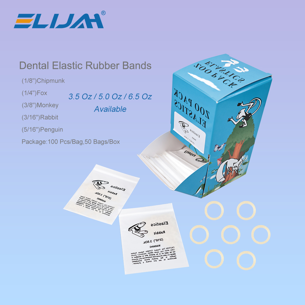 5000 ชิ้นทันตกรรมยาง Band จัดฟัน Ligation O - แหวนสัตว์ Traction แหวน Fox Chipmunk กระต่ายจัดฟัน Braces Elastics