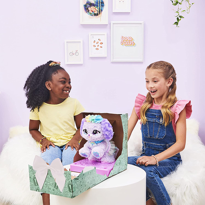 Presente Animais Mazie Rainbow Plush Enelectronic Interactive Pets Brinquedos Mais de 100 Vocalizações e Movimentos Presentes de Aniversário para Menina