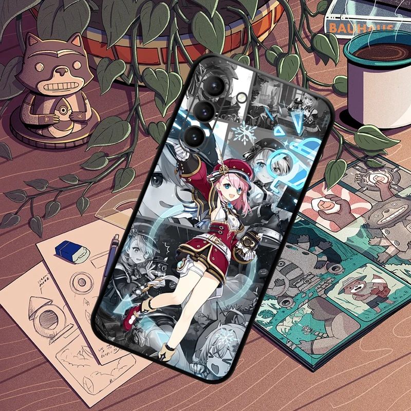 Charlotte Genshin Impact Cryo character 4 Stars Phone Case for SAMSUNG Galaxy S23 Ultra S22+ S21 FE S20 A54 Note20Plus A53