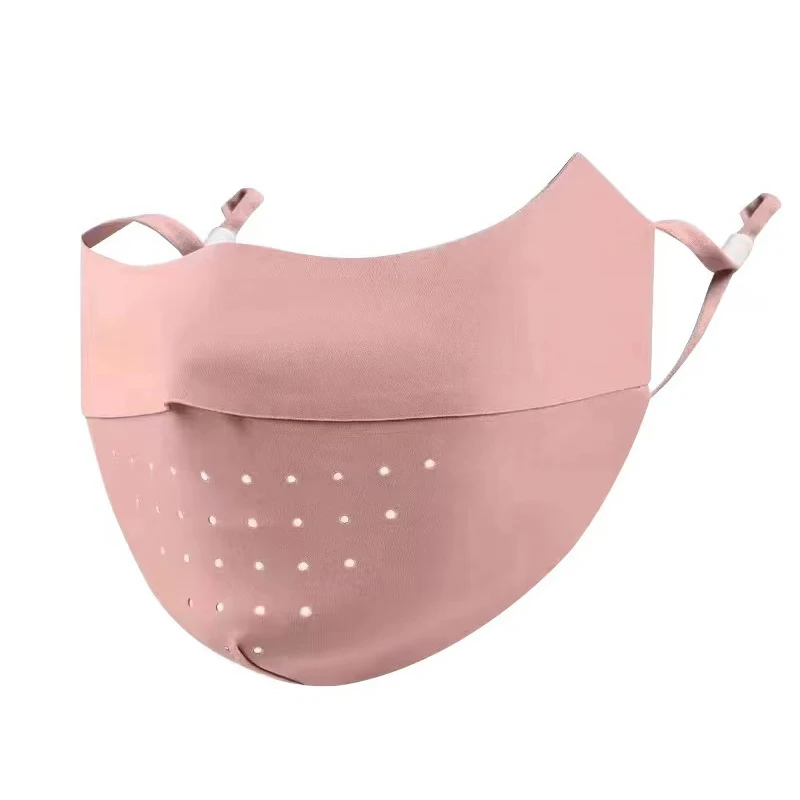 Masque de Protection solaire d'été en soie glacée sans couture pour femmes, Anti-Uv, fin et respirant, pare-soleil complet, masque de Protection des yeux, Style fin