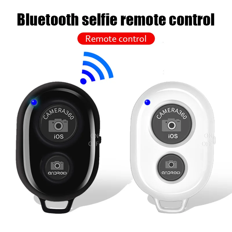 Mini Camera Bluetooth-compatible Remote Controller Photo Shutter Release Button Phone Selfie For IOS/Android Smartphones