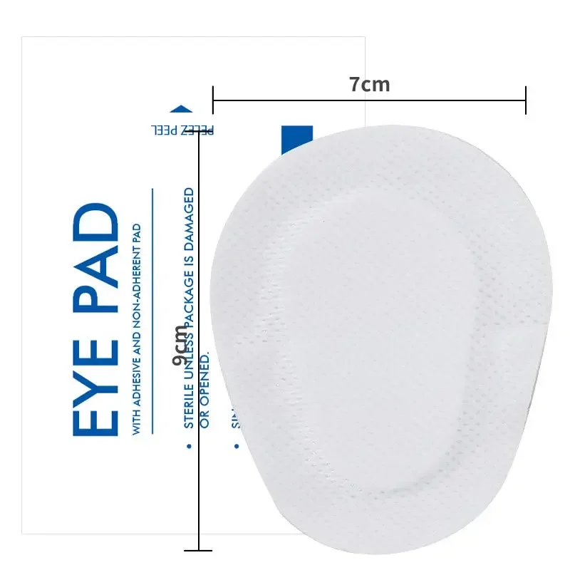 10 Stück große sterile Vlies-Augenpads, Pflaster, selbstklebende Bandagen, Wundverbände für Erwachsene, Erste-Hilfe-Wundhämostase