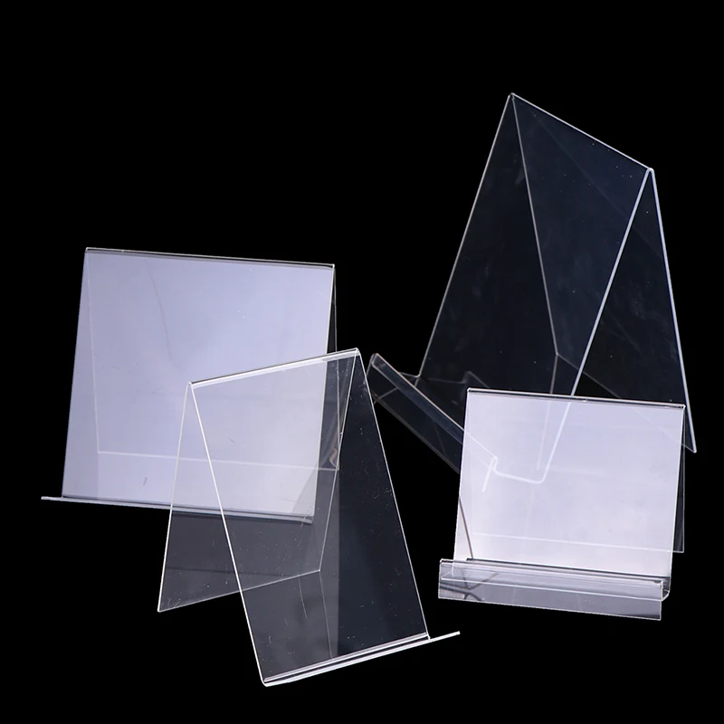 1 pz espositore per libri supporto per libri da tavolo scaffale per libri in acrilico trasparente