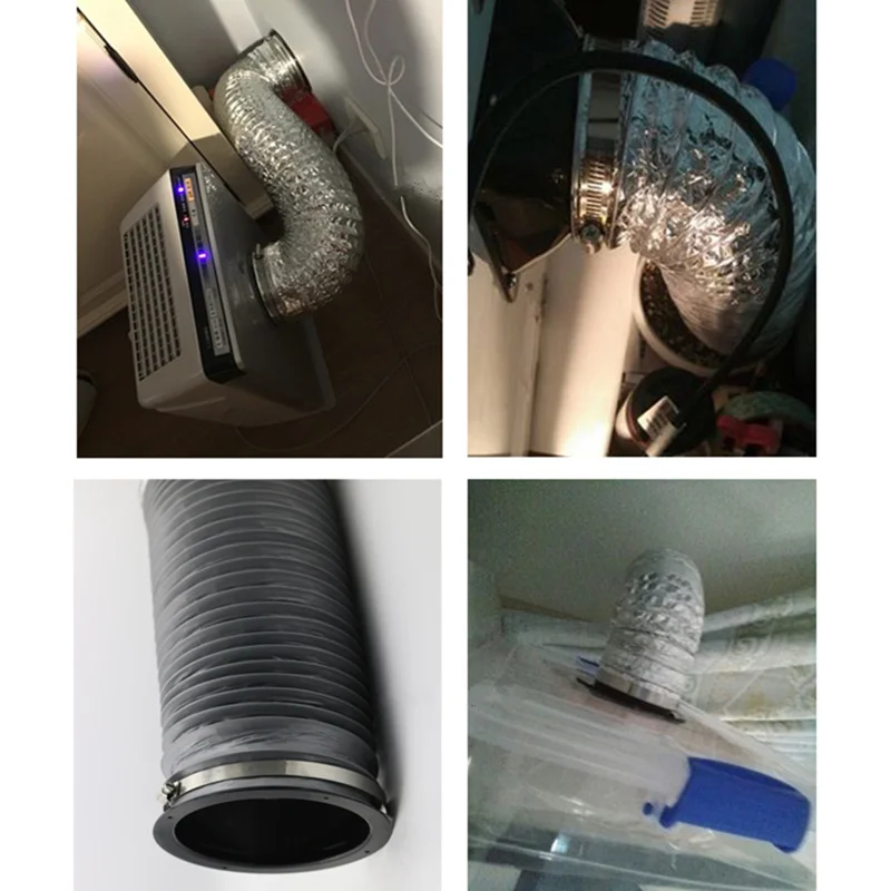 100-250mm ABS Runde Rohr Flansch Sitz Aluminium Rohr Luft Belüftung Schlauch Anschluss Auspuff Kanal Frische Luft System vent Hardware