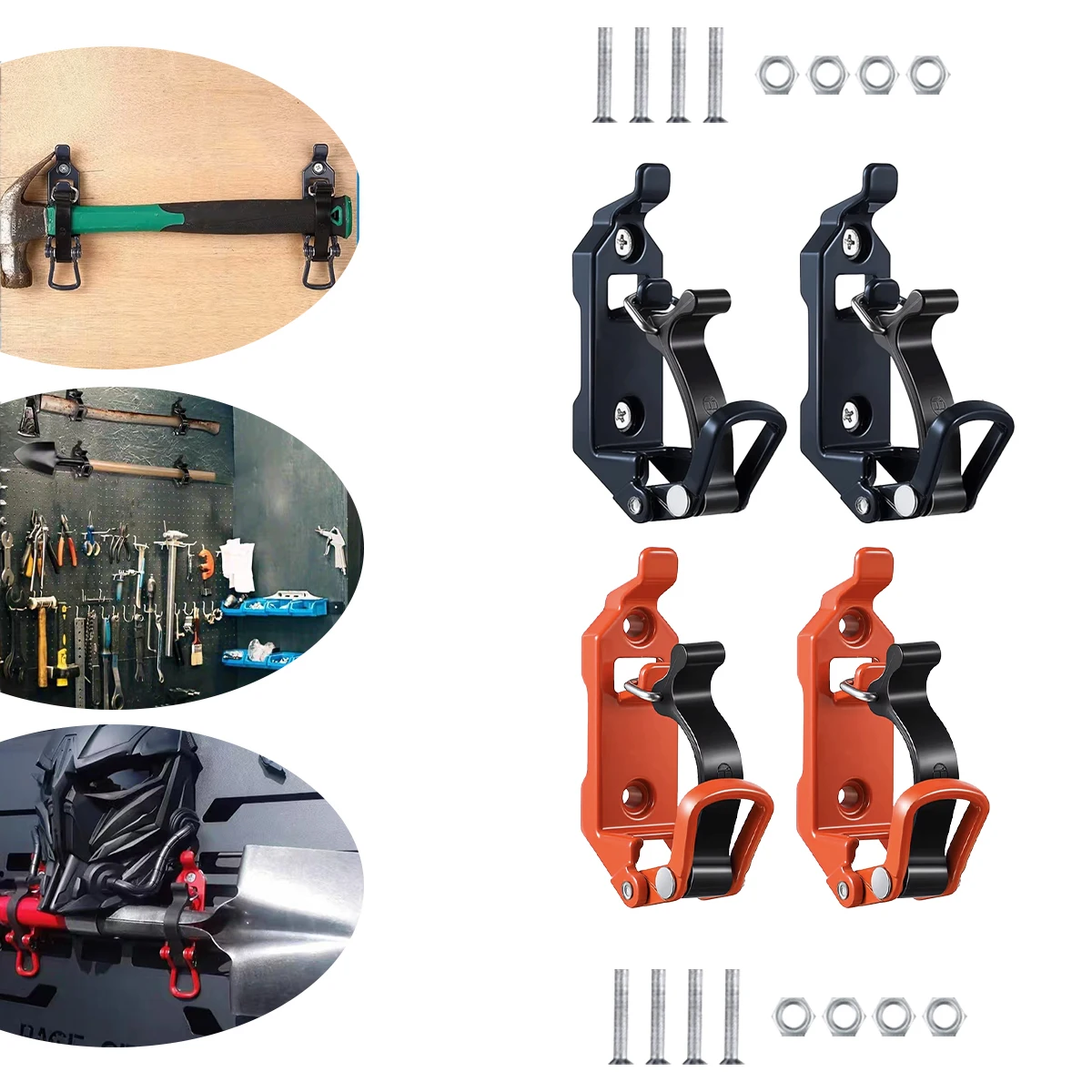 Werkzeug Befestigungs Halterung Wand Montage Halterung Für Auto Dach Rack Schaufel Axt Quick Release Clamp Schaufel Halterung Auto RV Boot halterung