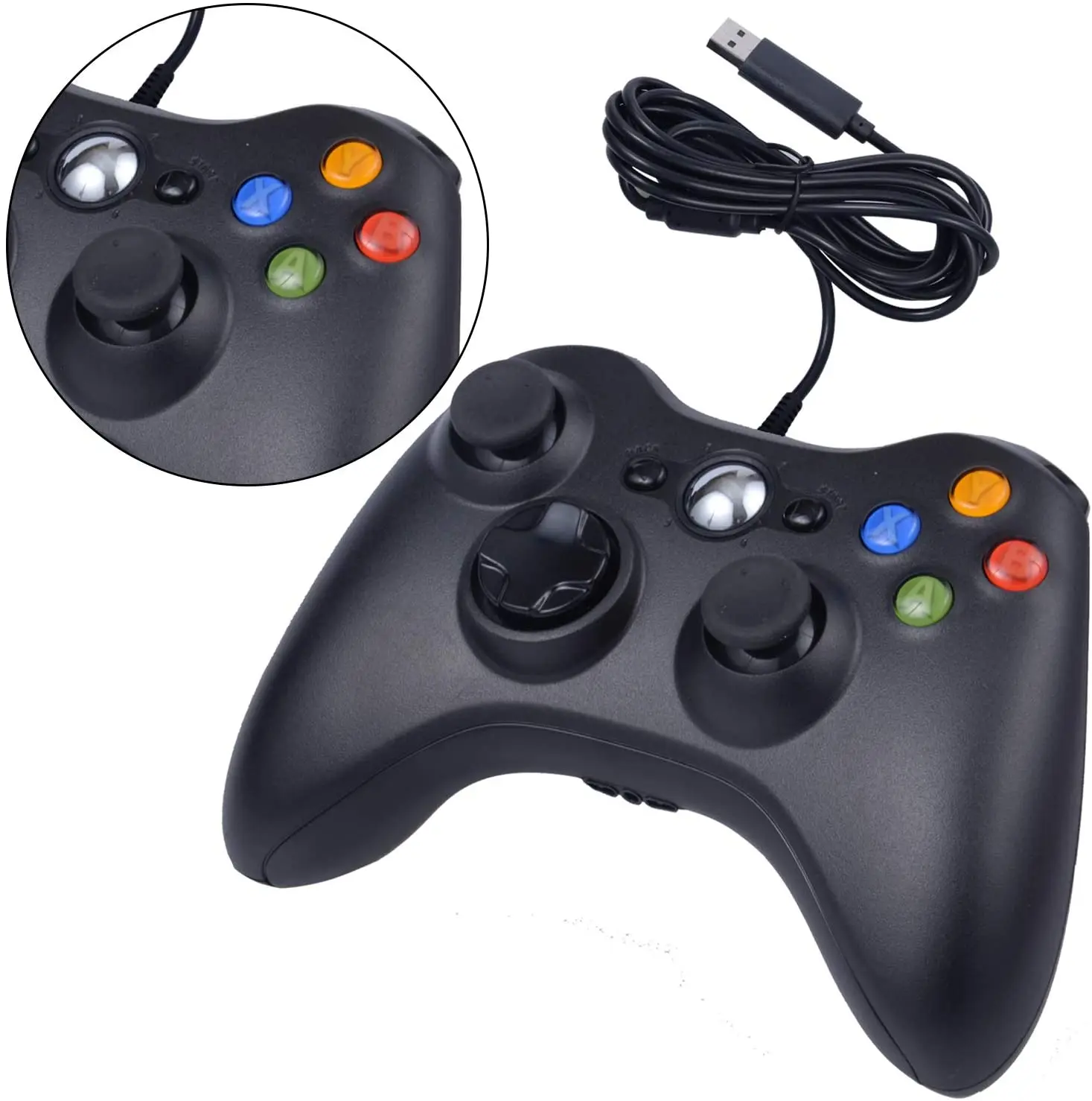 STORM WYRM Controller di gioco cablato USB per Xbox 360 Console Joypad per Win 7/8/10PC Joystick Controle Mando Gamepad ForXbox 360