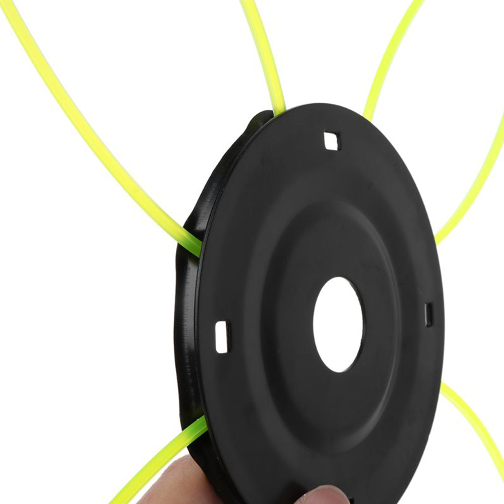 Tête de paille spéciale pour tondeuse à gazon en acier, battement avec plaque de fer, élimination des pièces de brosse de désherbage et des accessoires de désherbage