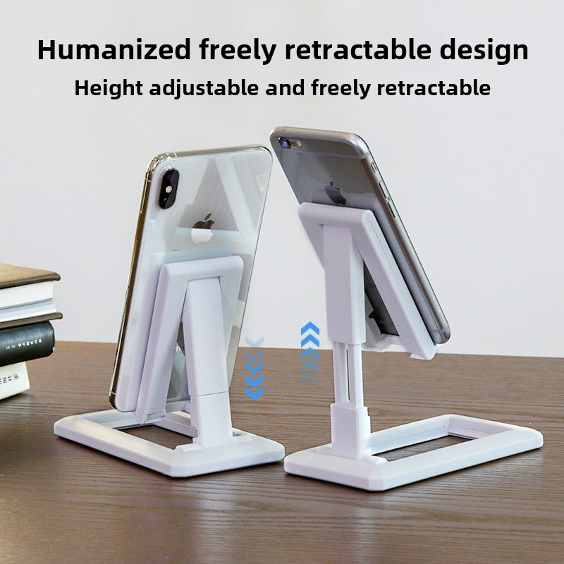 Foldable Adjustable Desktop Lazy Phone Stand for iPad Universal Large Screen Mobile Rotate Base Portable Mini Tablet Holder