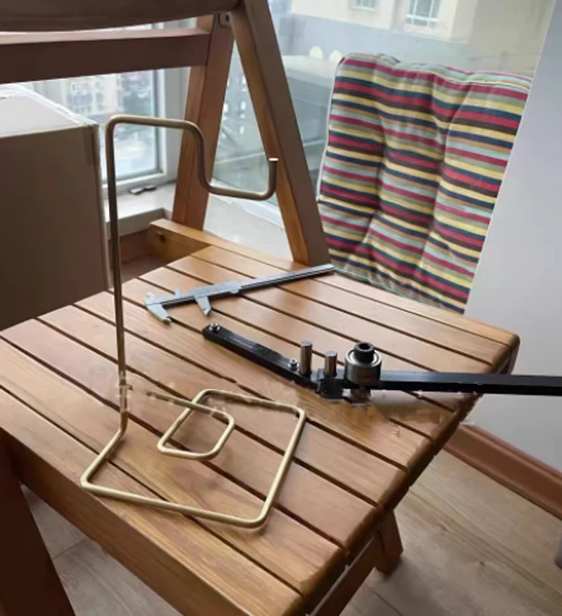 Dobladora Manual, dobladora de barras de acero, cesta trenzada DIY, gancho de anclaje, barra de hierro, acero y cobre, soporte de luz, herramientas de doblado Manual