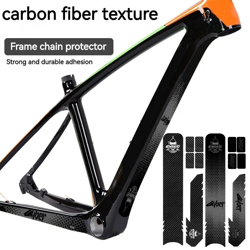 ENLEE 自転車フレーム保護ステッカー MTB 取り外し可能な自転車ダウンチューブアンチスクラッチステッカーテーププロテクターサイクリングアクセサリー