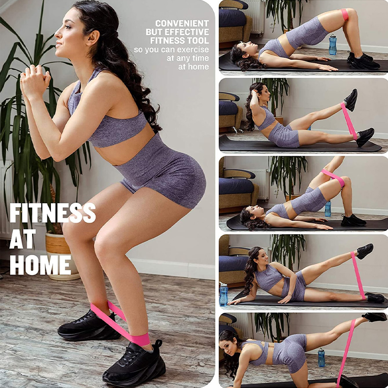 Attrezzatura per allenamento fitness portatile Fasce di resistenza in gomma Yoga Palestra Elastico per la forza delle gengive Pilates Crossfit Sport per pesi da donna