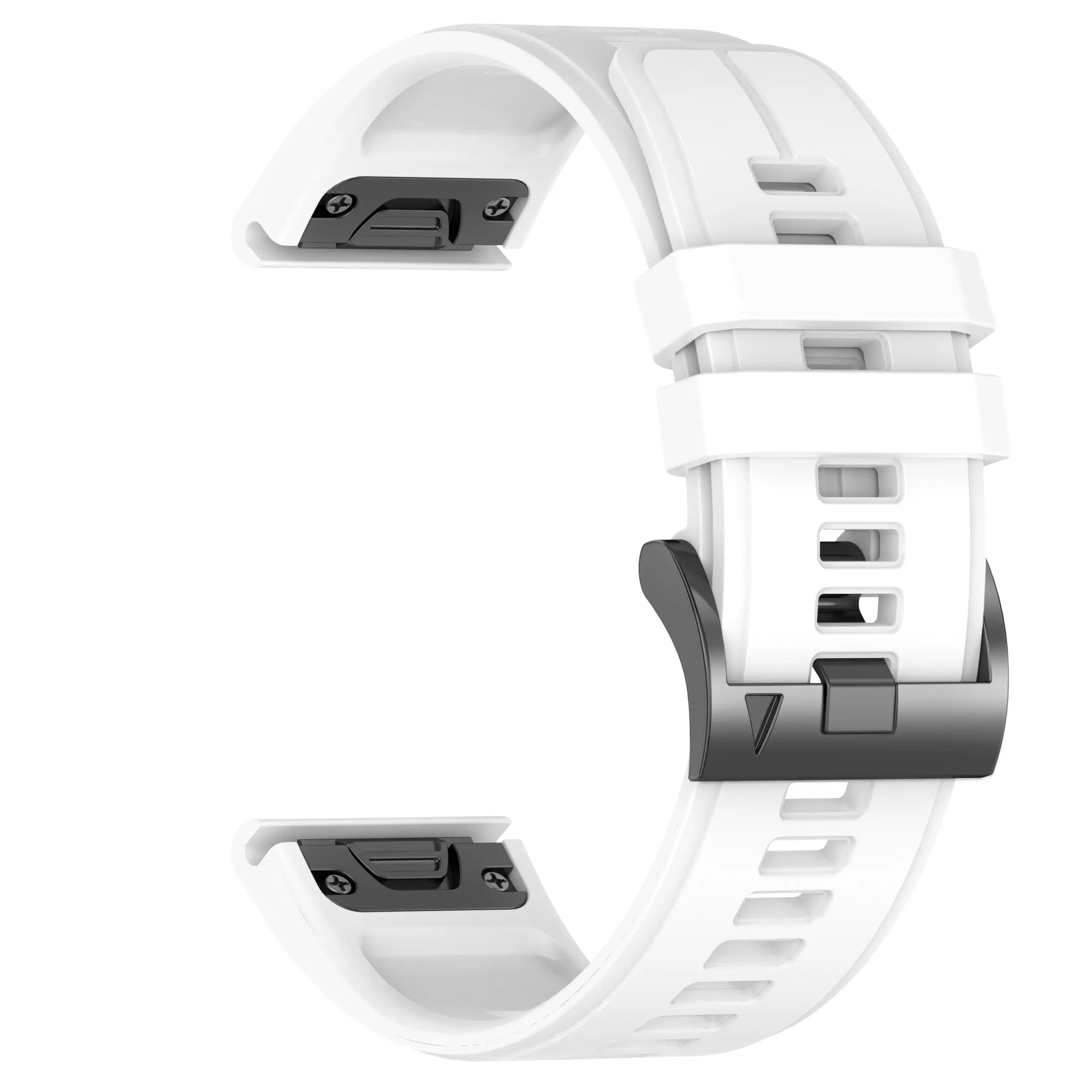 Garmin Fenix5 Plus/Fenix6 Pro/Fenix7 공식 실리콘 스트랩용 22/26mm Qucik-릴리스 실리콘 시계 스트랩 22/26mm 크기