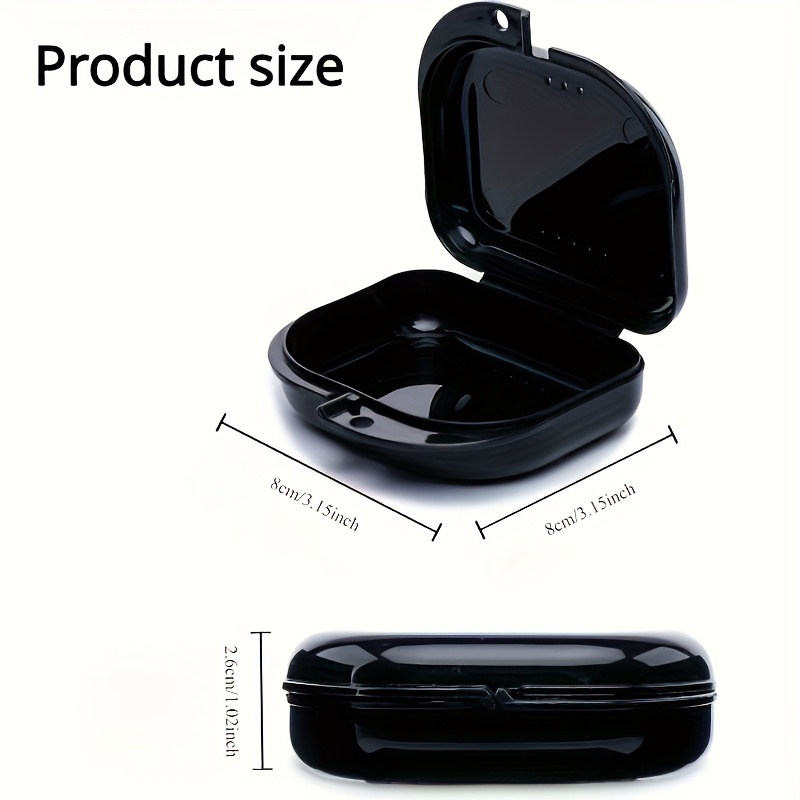 5/10Pcs Denture Bath Storage Box Fake Teeth Orthodontic Retainer Case Mouth Guard Container Plastic Organizer Oral Hygiene Tools