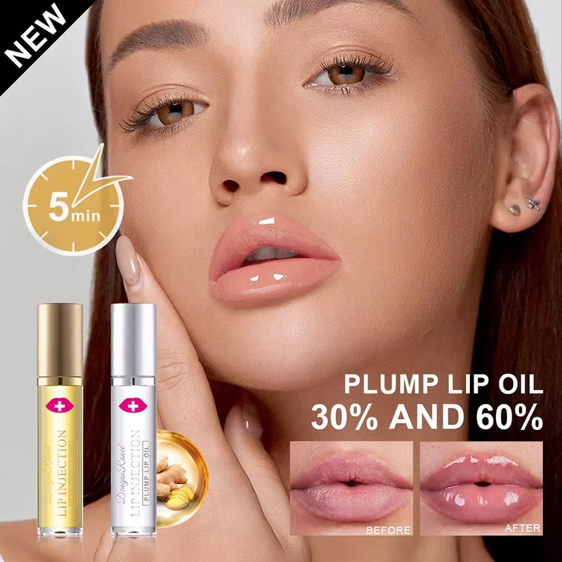 Aceite voluminizador instantáneo para labios, potenciador de labios, brillo de labios, suero hidratante, lápiz labial antiarrugas, maquillaje Sexy para el cuidado de los labios