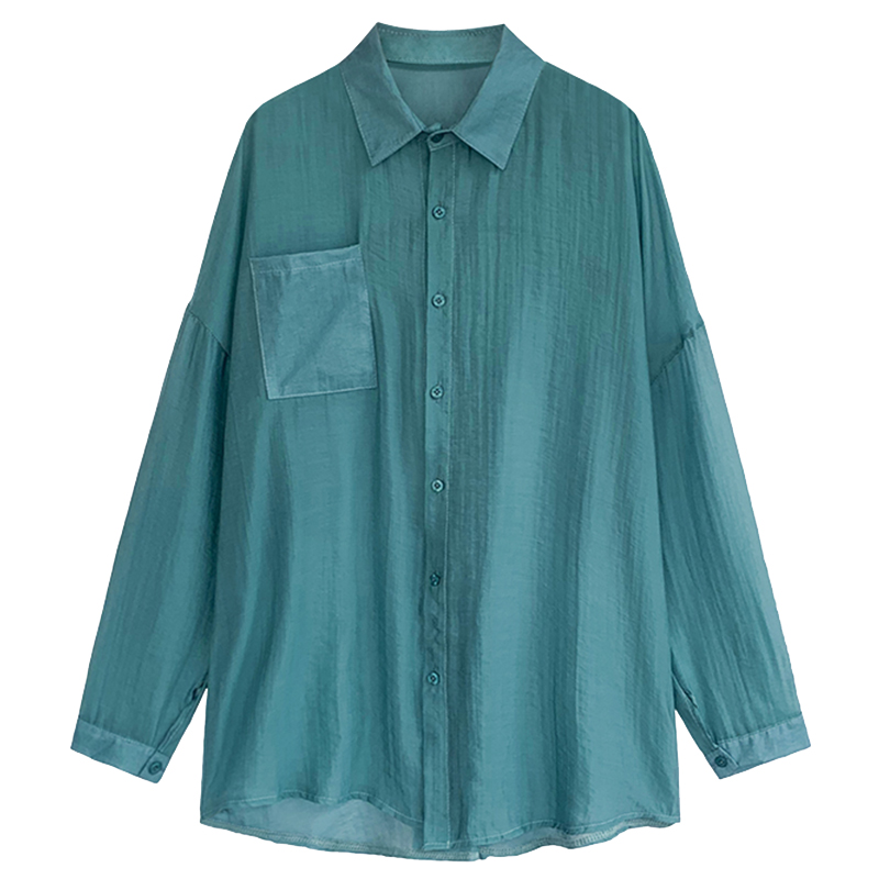 Csa de Proteção Solar de Manga Longa em Seda Gelada para Mulheres, Csa de Chiffon Ultra Leve, Jaqueta de Alta Qualidade...