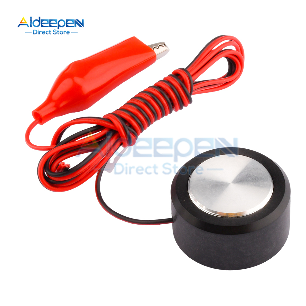 Enrutador de eje Z Mach3 de 35mm, fresado, placa táctil de control cero, ajuste de bloque de cuchillo, Sensor de sonda, máquina de grabado CNC, herramientas CNC, 1 Uds.