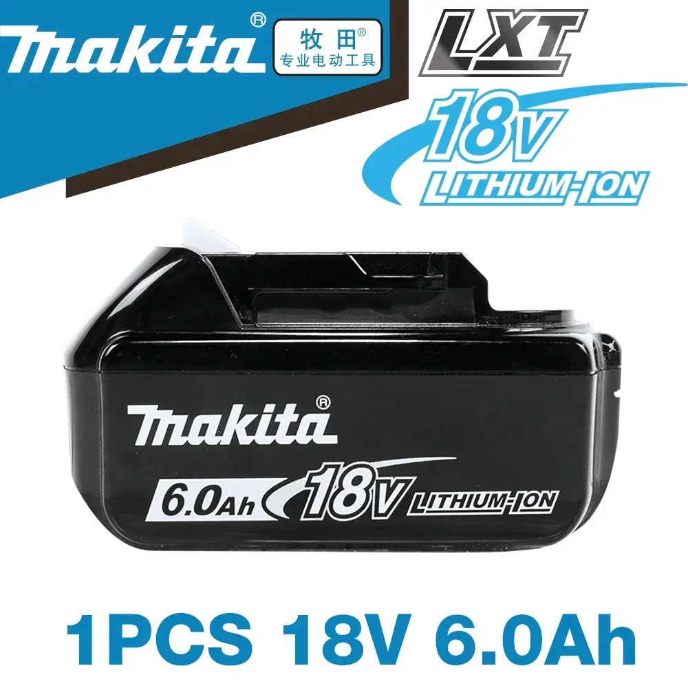 Оригинальный аккумулятор Makita 6 Ач/5 Ач/ Makita 18 В BL1830B BL1850B BL1850 BL1840 BL1860 BL1815, сменная литиевая батарея